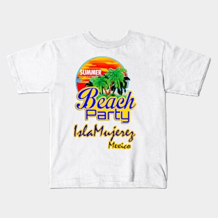 Isla Mujerez, Mexican Riviera Kids T-Shirt